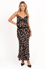 Aurelia Two Piece Set - Black Floral