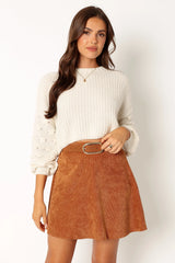 Tammy Cord Skirt - Gucci