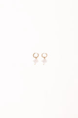 Kieran Earrings - Gold/Pearl