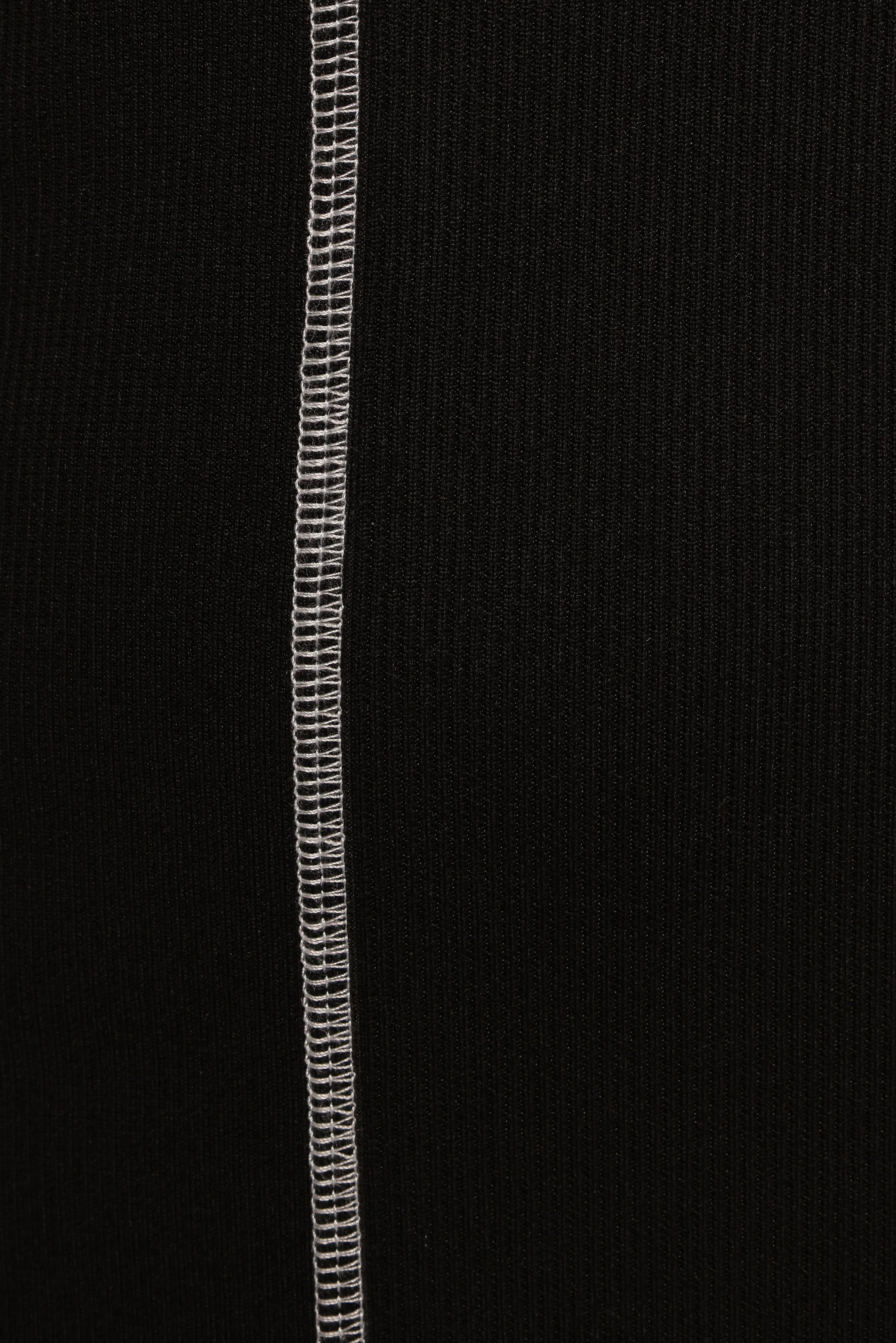 Kyrie Midi Dress - Black White