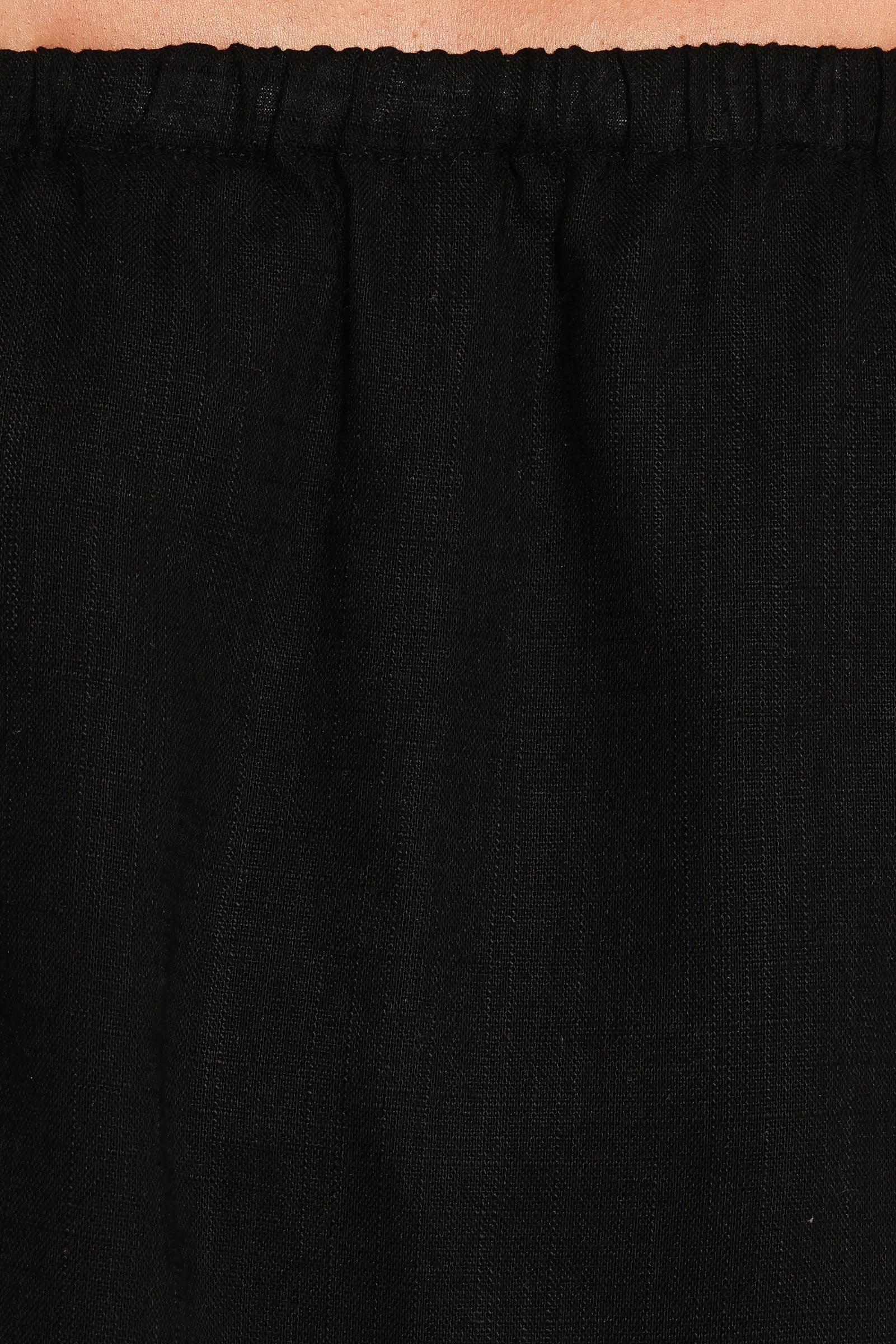 Kristia Strapless Playsuit - Black