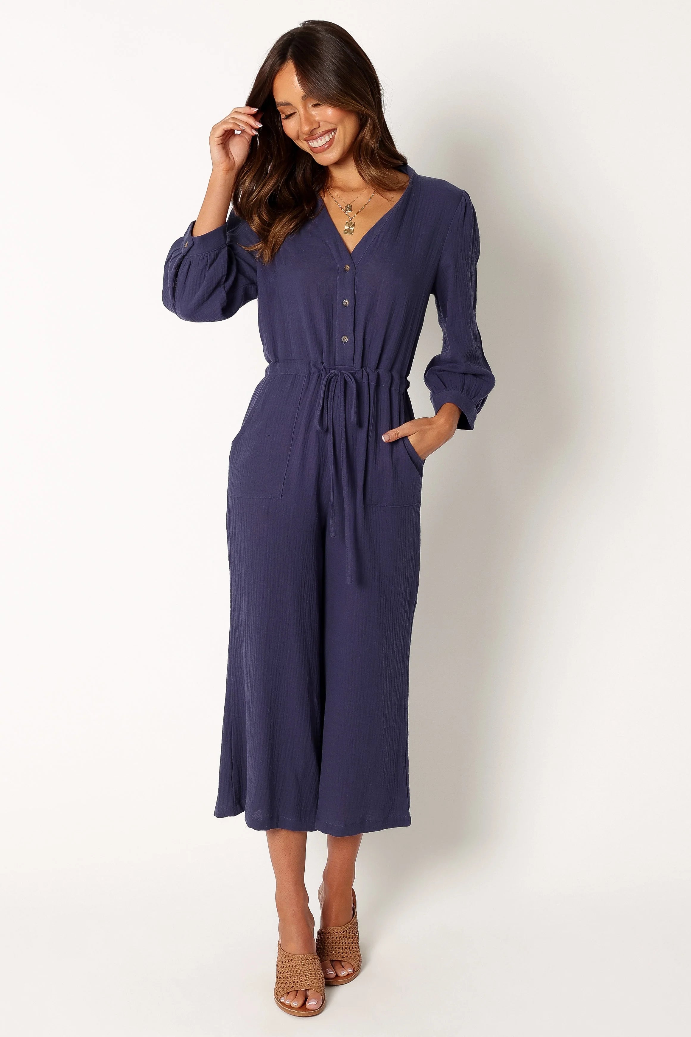 Roberta Jumpsuit - Navy