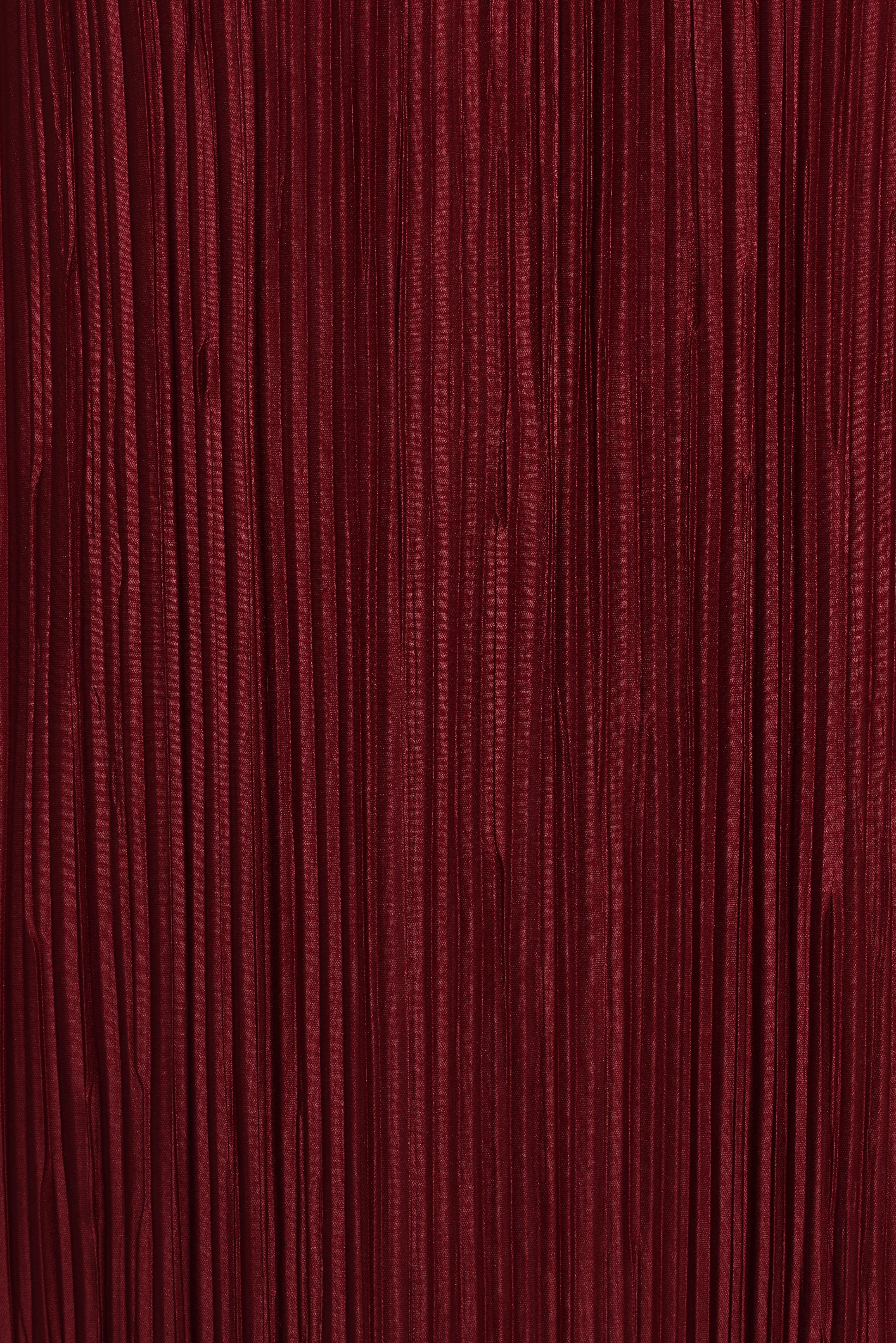 Tannikah Plisse Midi Dress - Ruby Wine