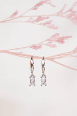 Sadie Drop Earrings - Silver