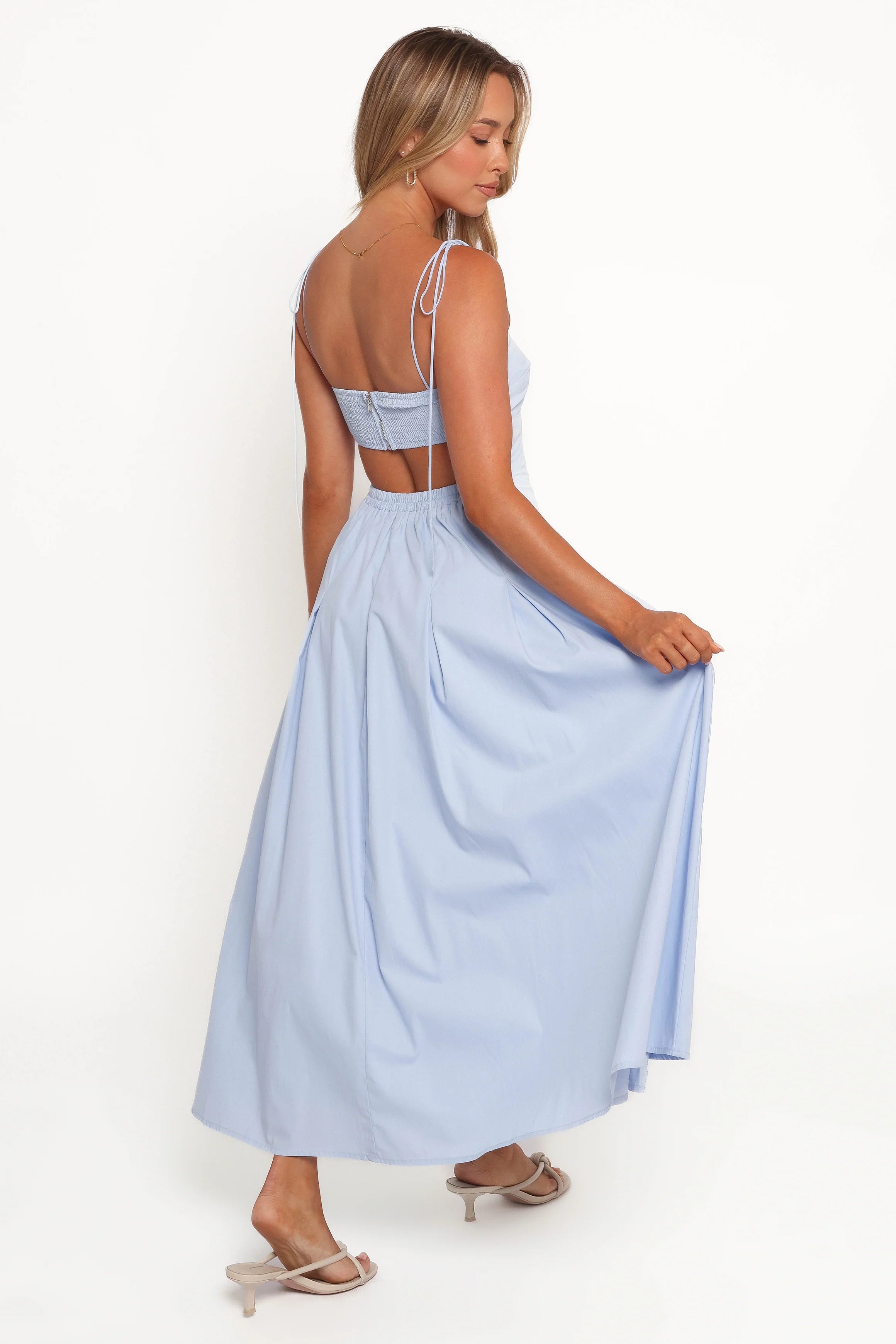 Briony Midi Dress - Blue