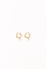 Geneva Earrings - Gold/Pearl