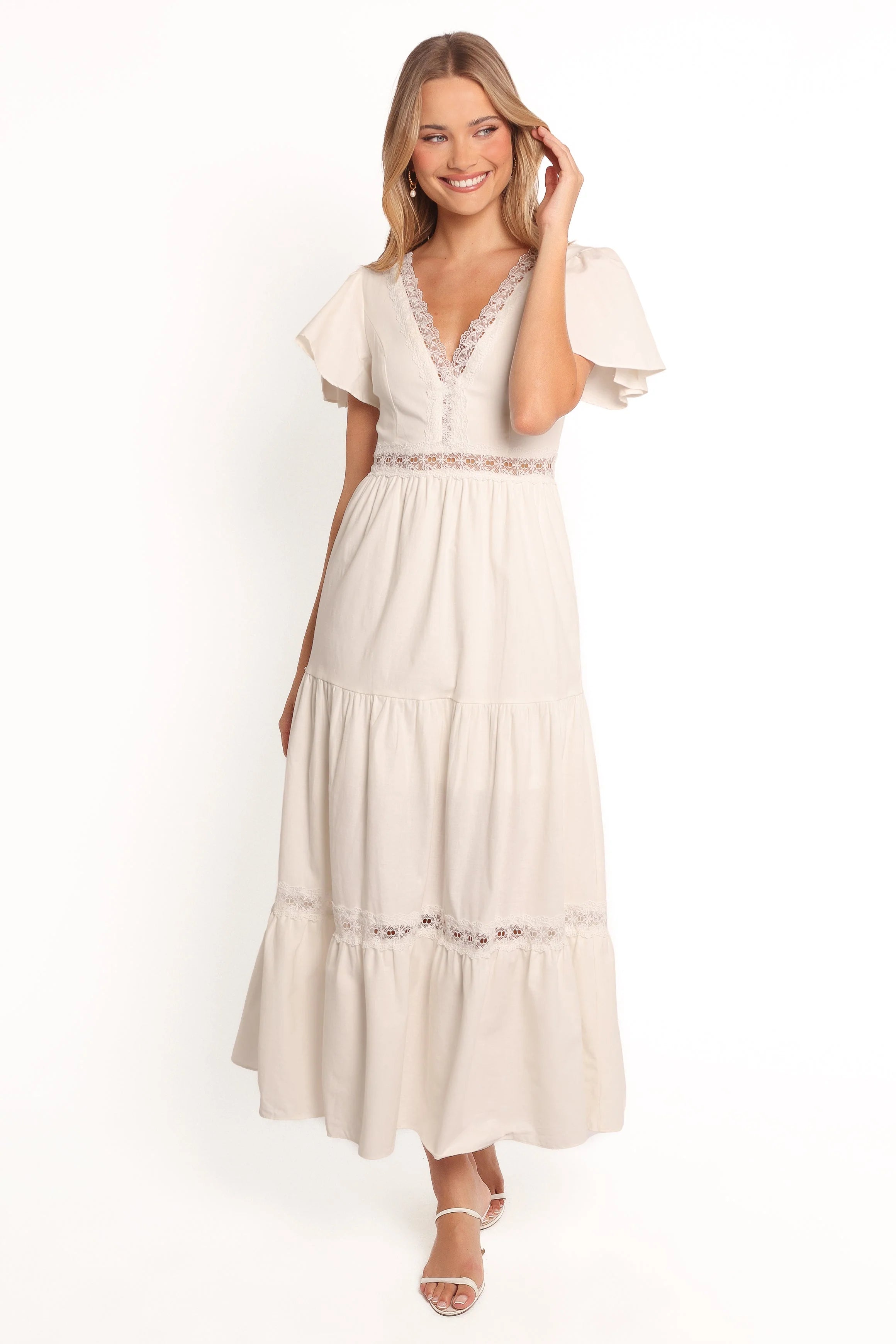 Minny Maxi Dress - Cream