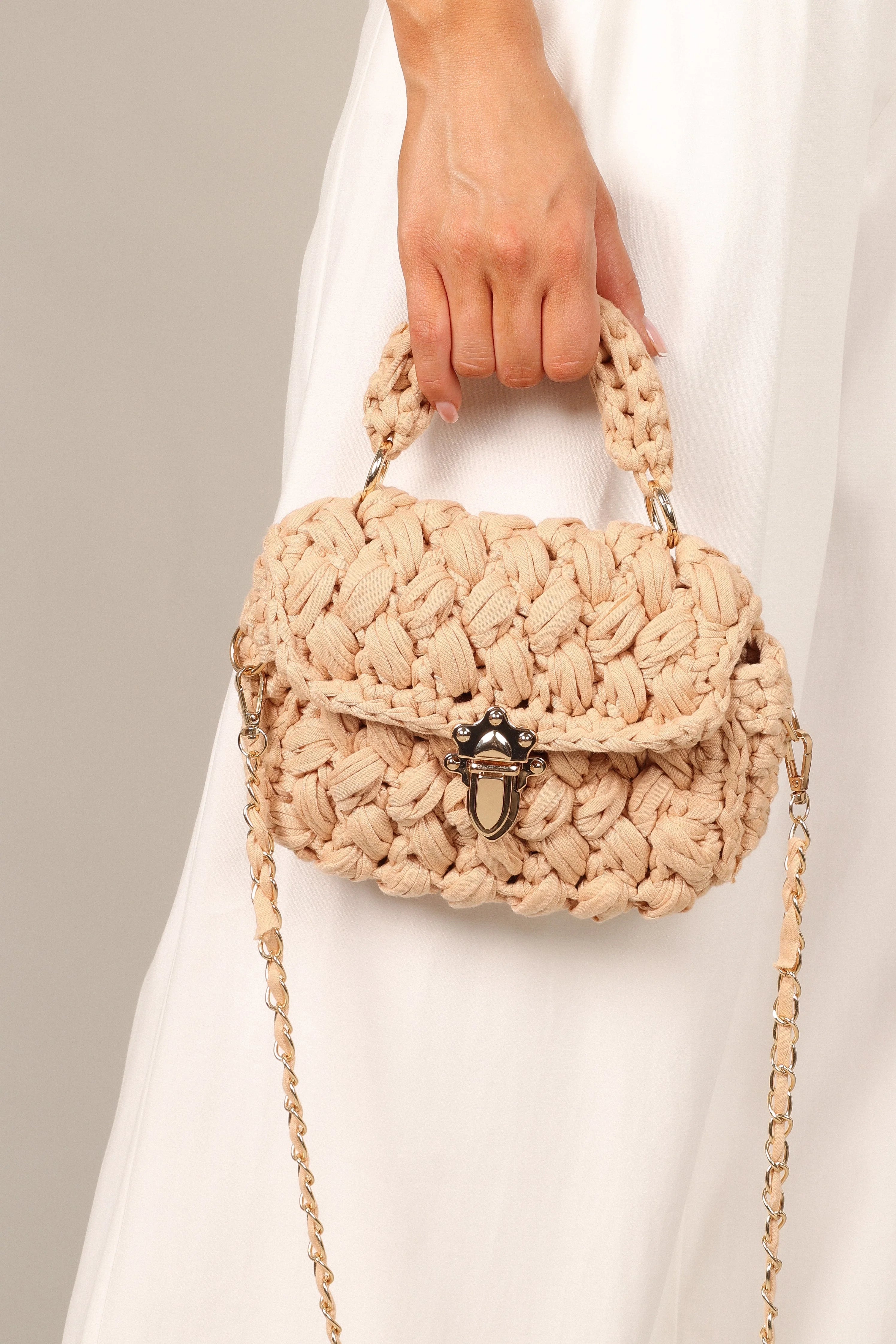 Veve Hand Woven Bag - Natural
