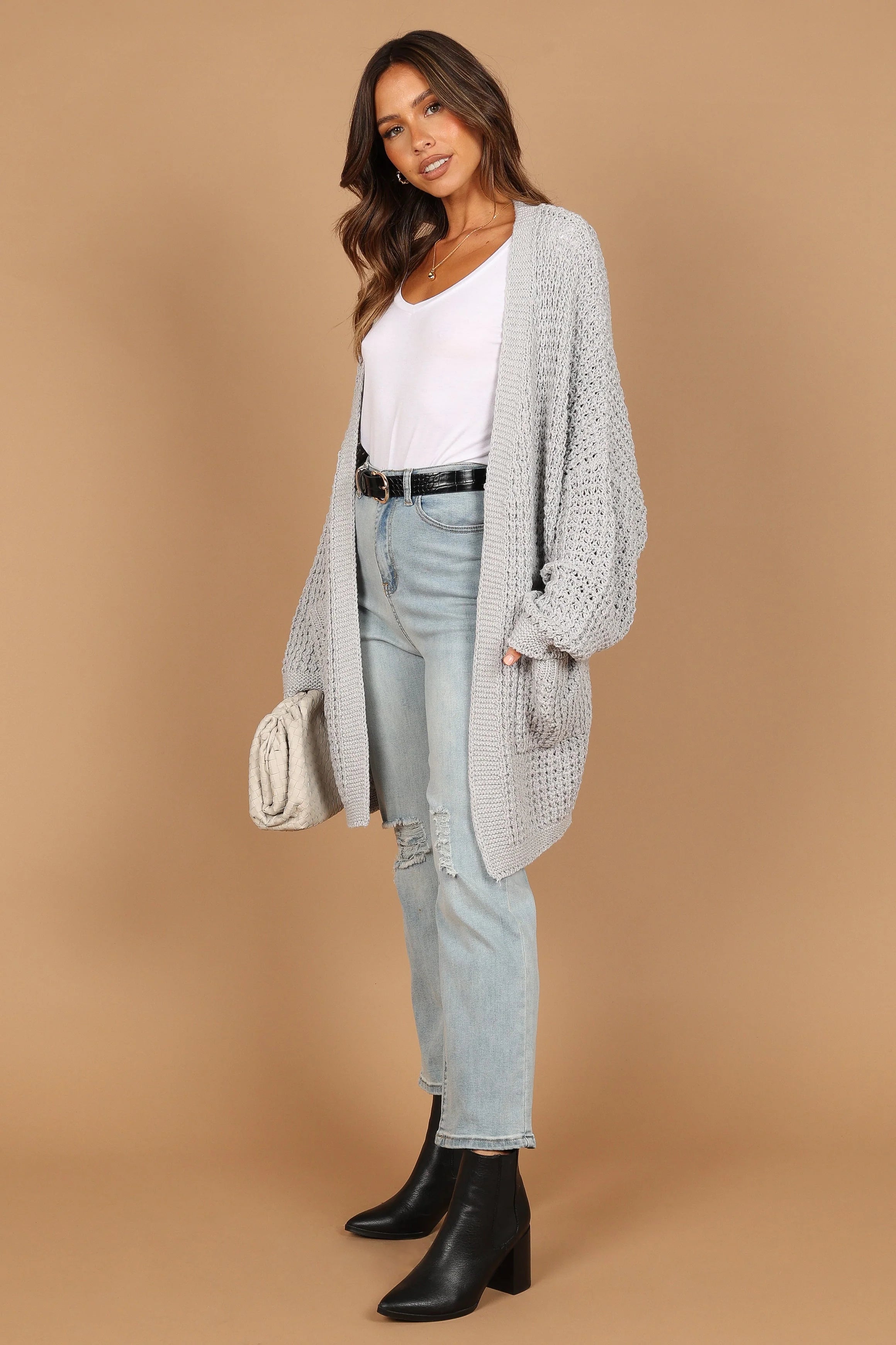 Leyonie Cardigan - Grey