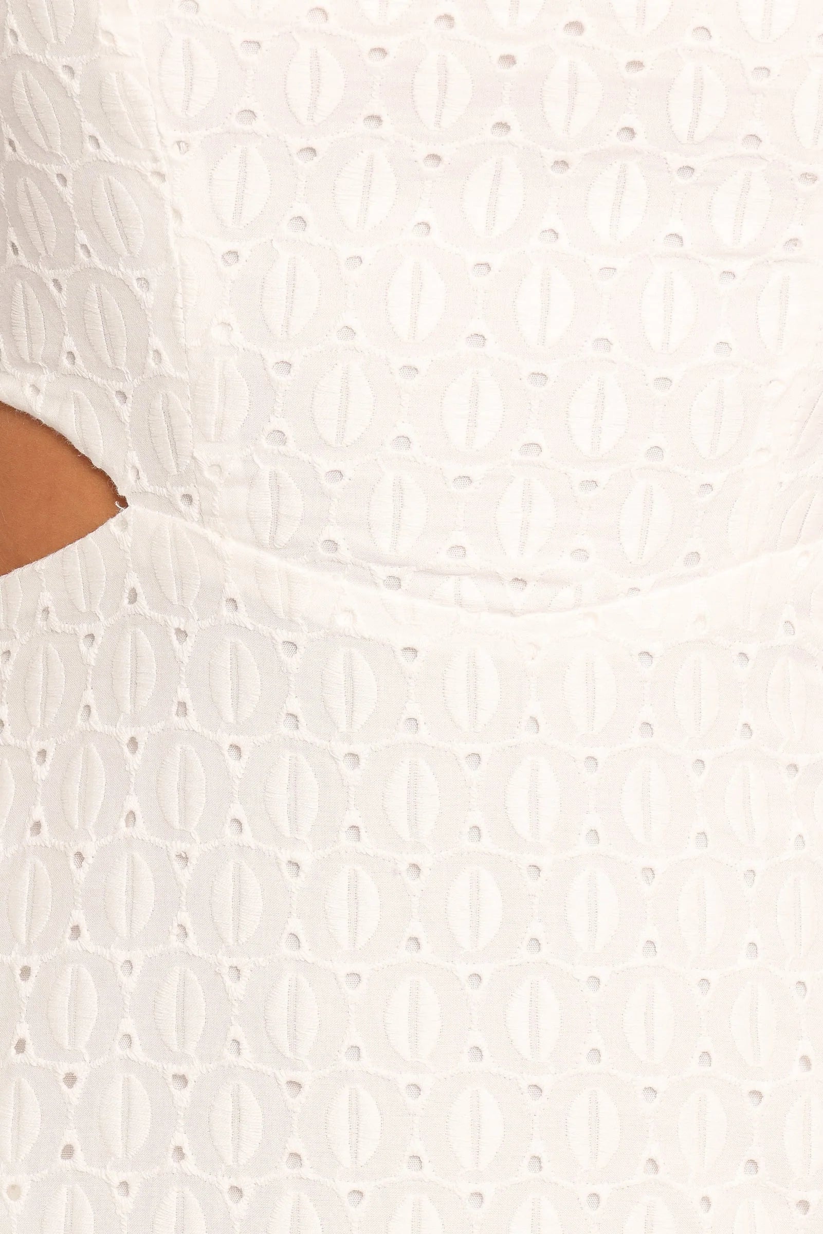 Laura Midi Dress - White
