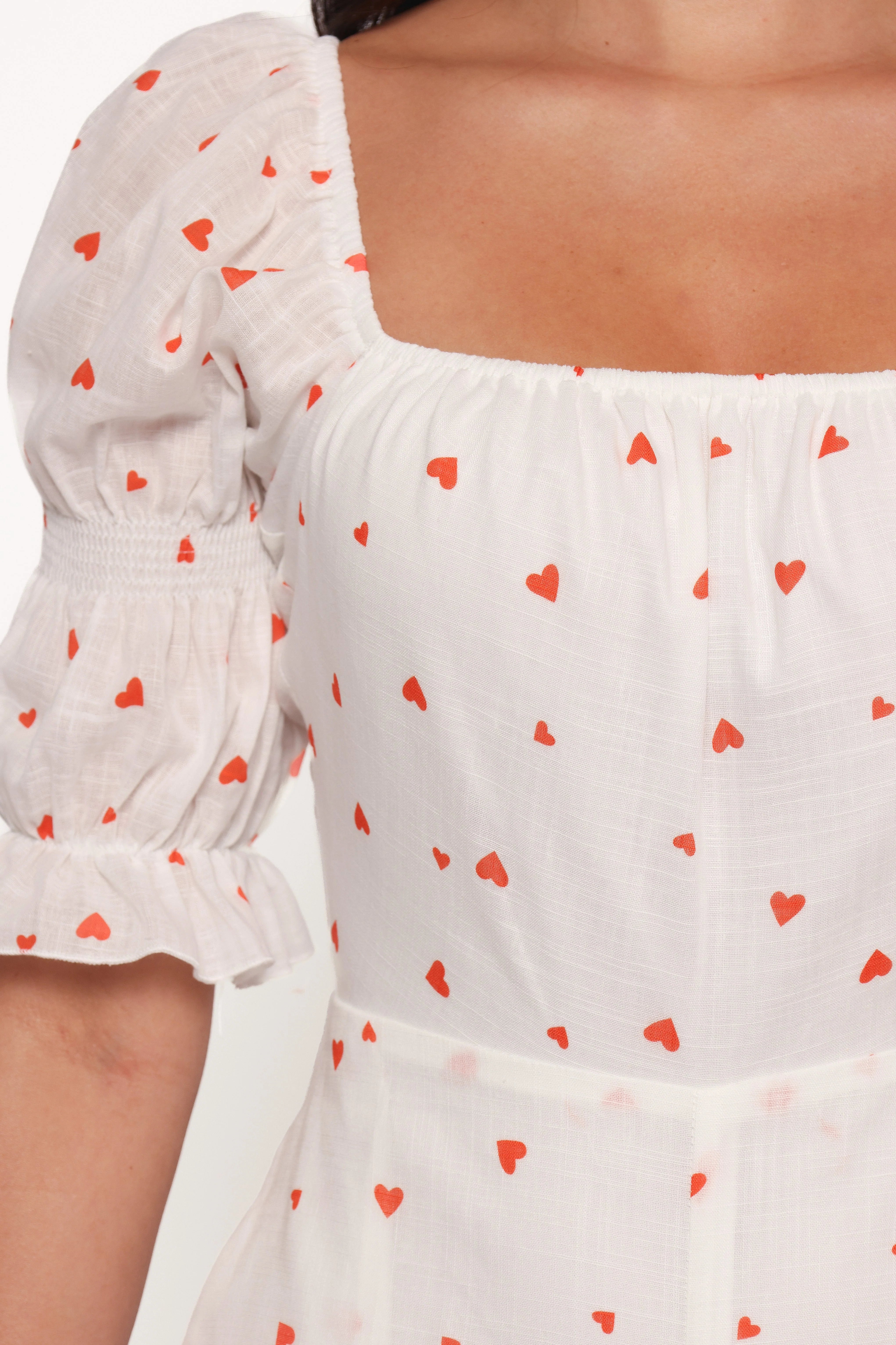 Emerson Romper - Ditsy Heart
