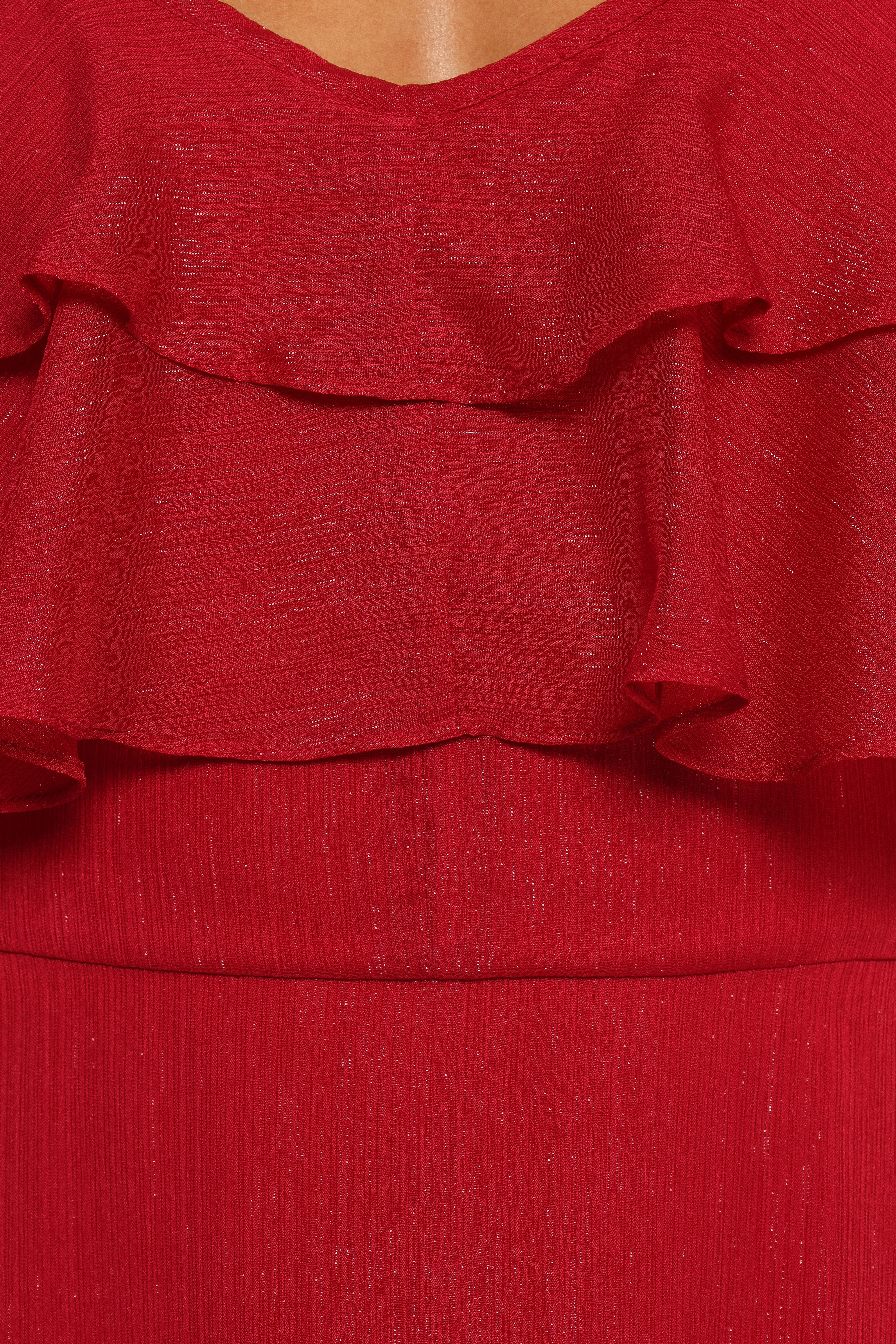 Merida Midi Dress - Red