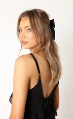 Miranda Bow Hair Clip - Black