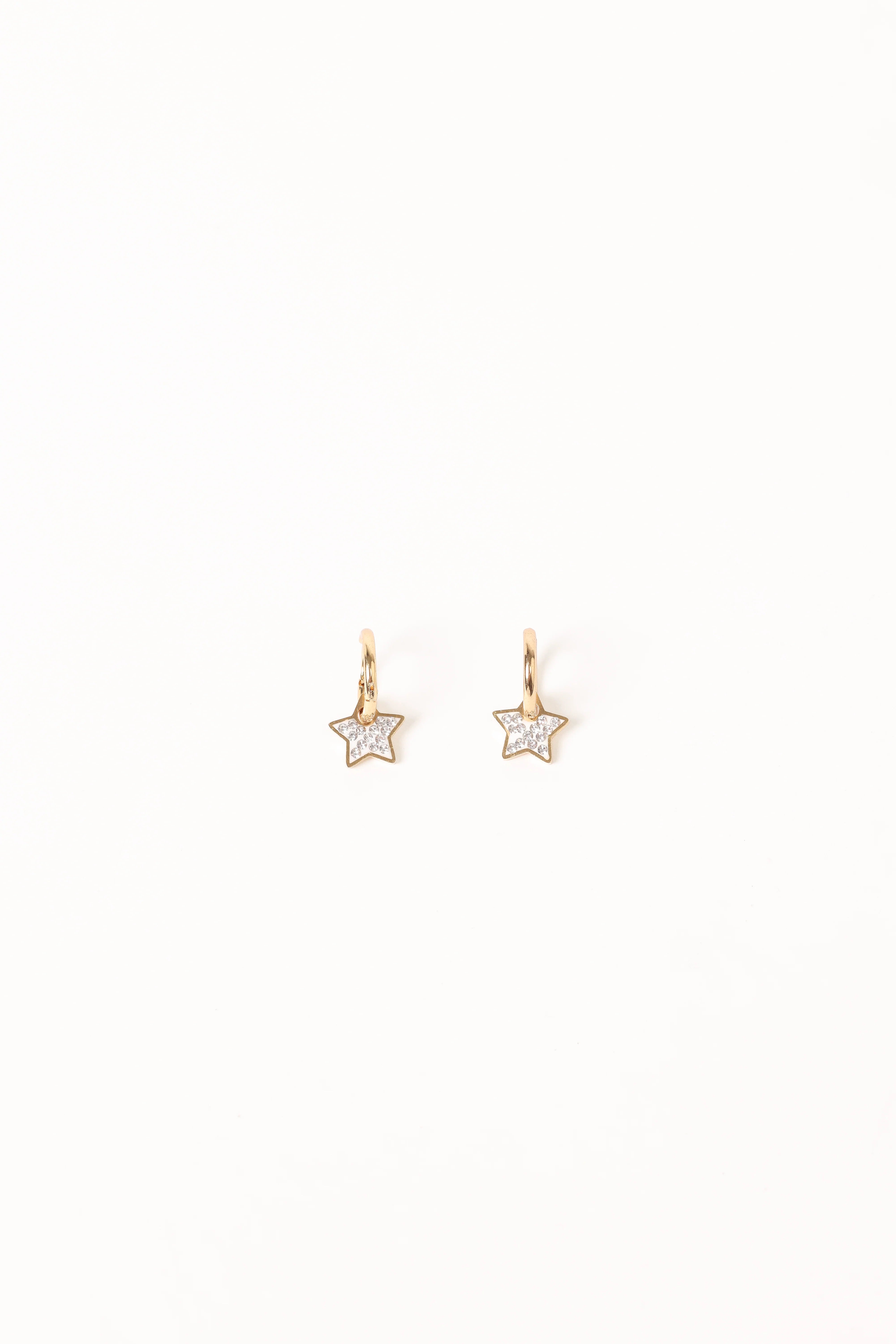Hayden Star Earrings - Gold