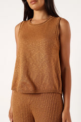 Anna Knitted Set - Brown