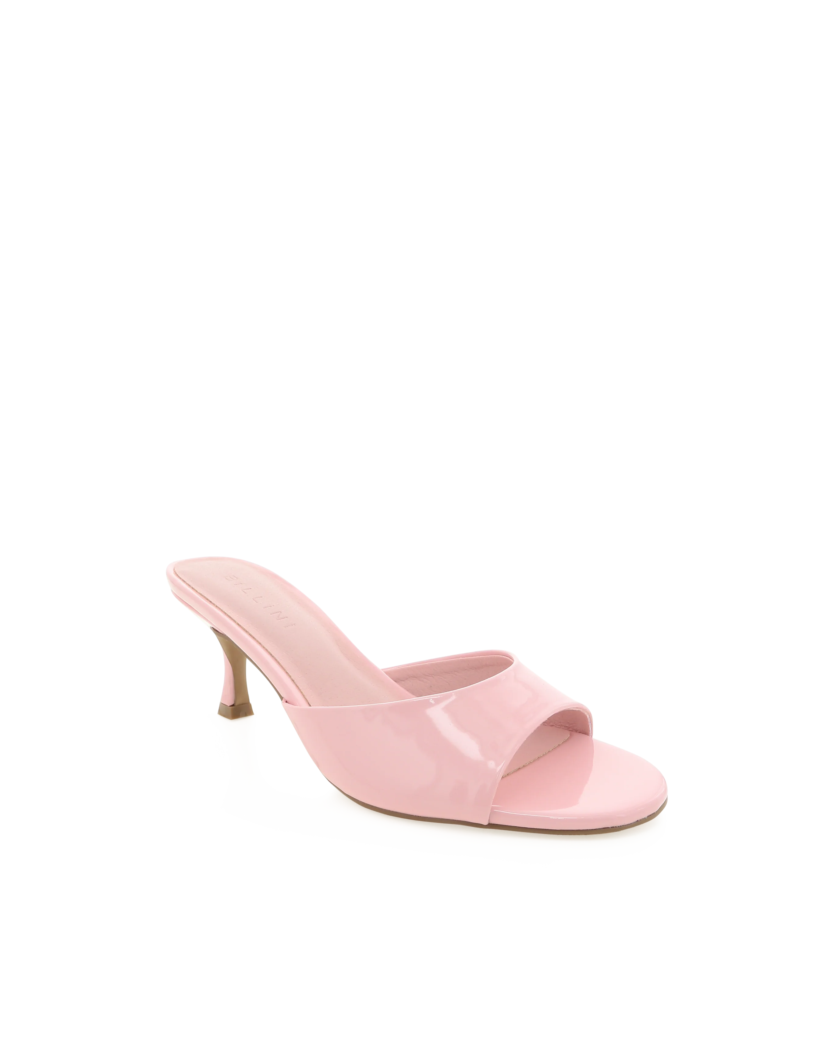 Addy Heels - Ice Pink Patent
