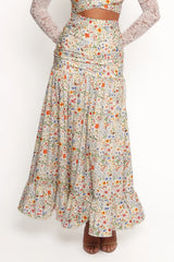 Dara Maxi Skirt - Garden Floral