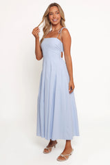 Briony Midi Dress - Blue