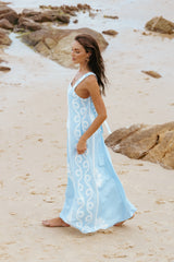 Valeria Maxi Dress - Blue