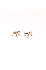 Aurora Bow Earrings - Gold