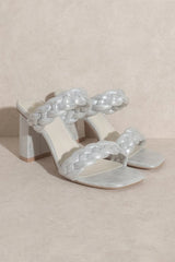 Savannah Metallic Heel - Silver