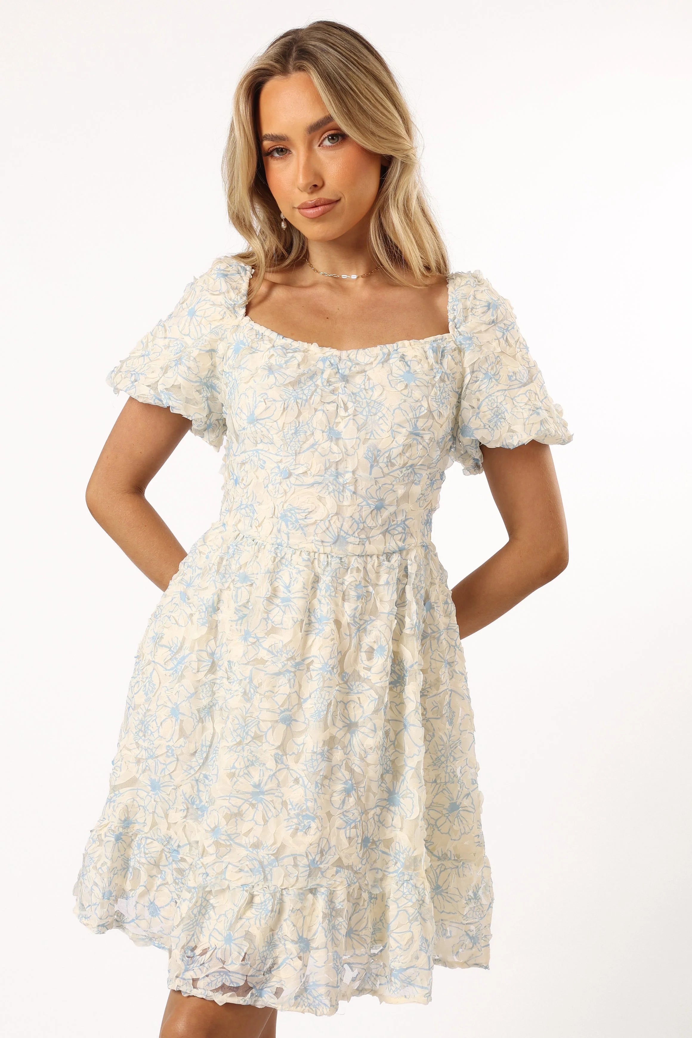 Atticus Mini Dress - Blue