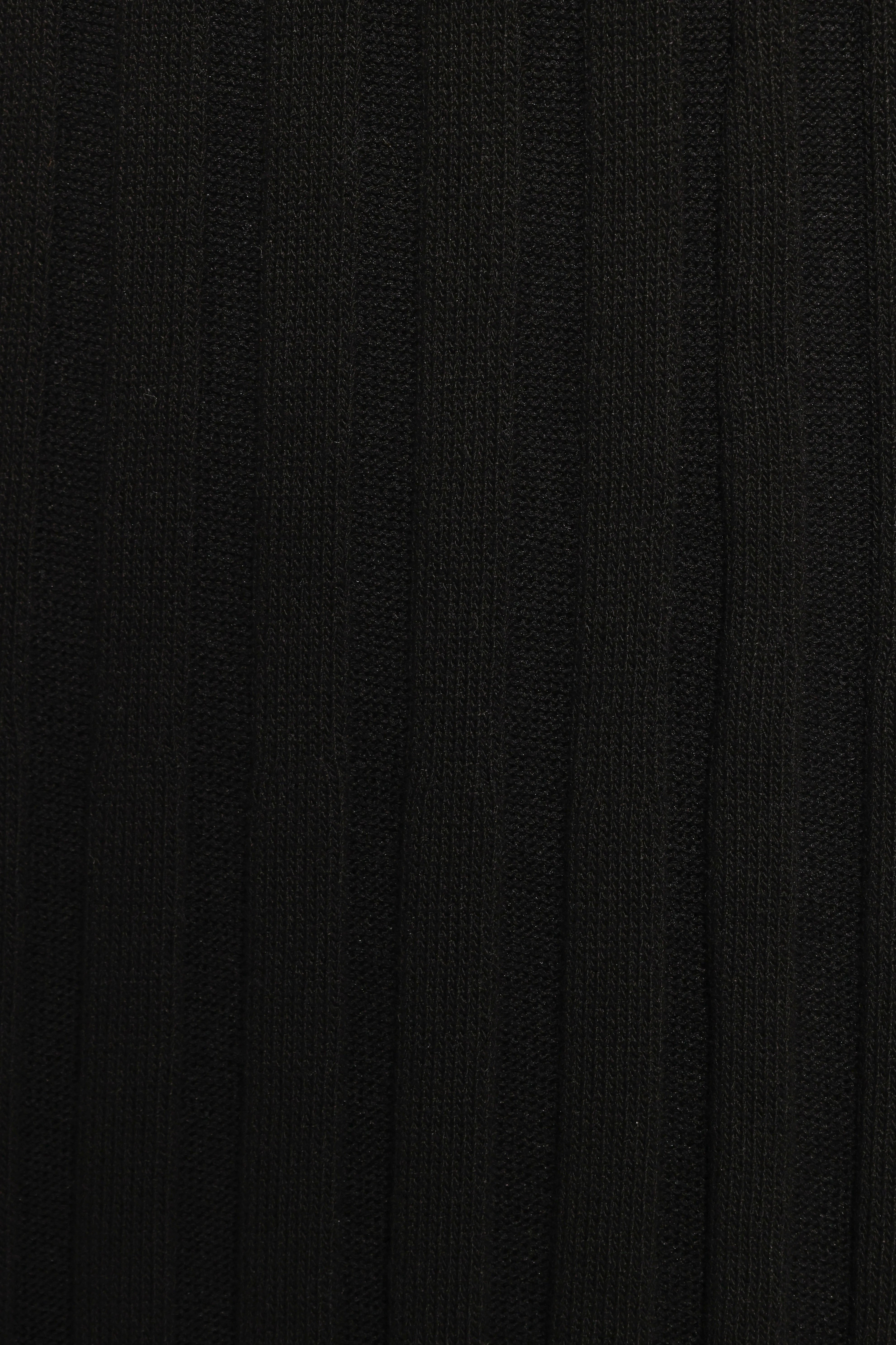 Carson Knit Midi Skirt - Black