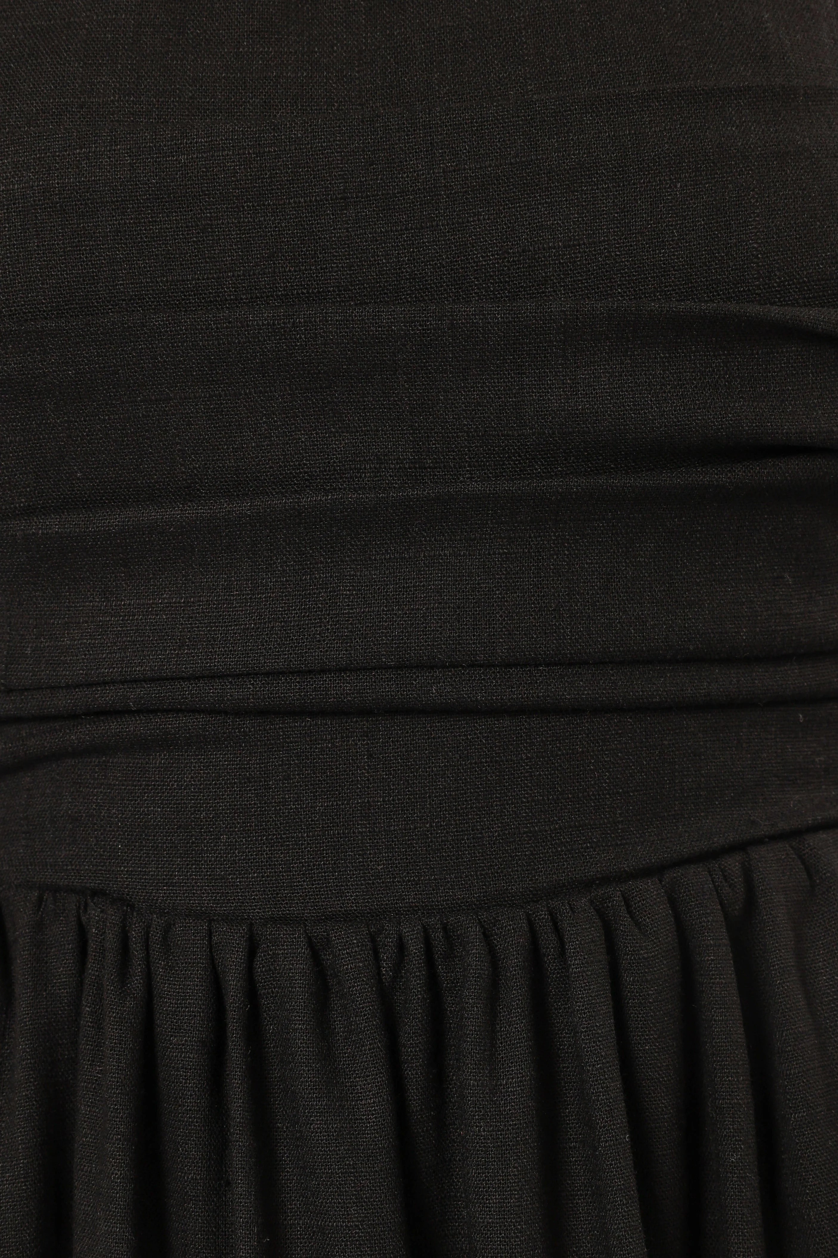 Kayt Strapless Dress - Black