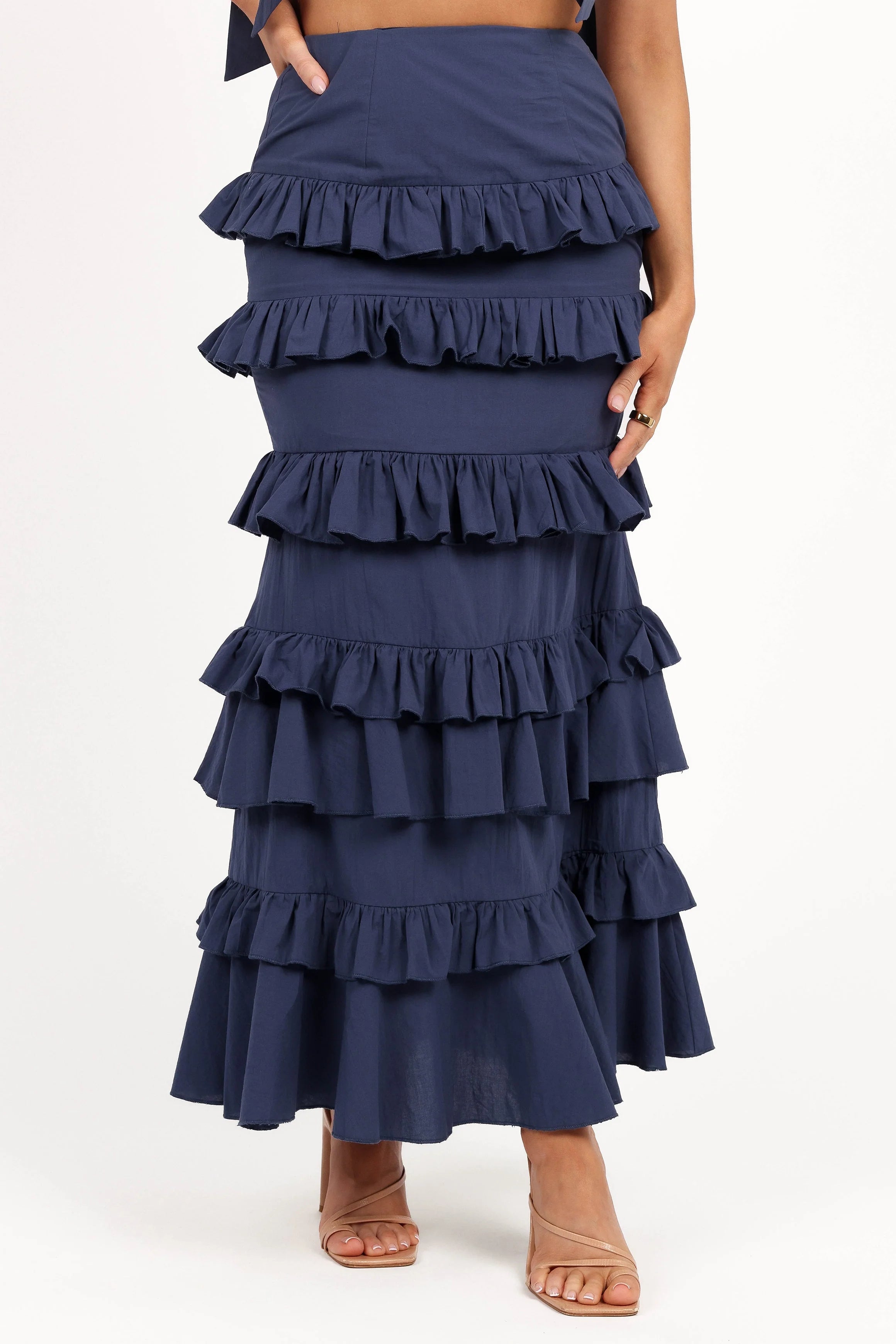 Tia Two Piece Set - Navy