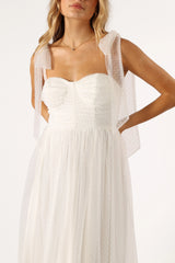 Floret Midi Dress - Off White