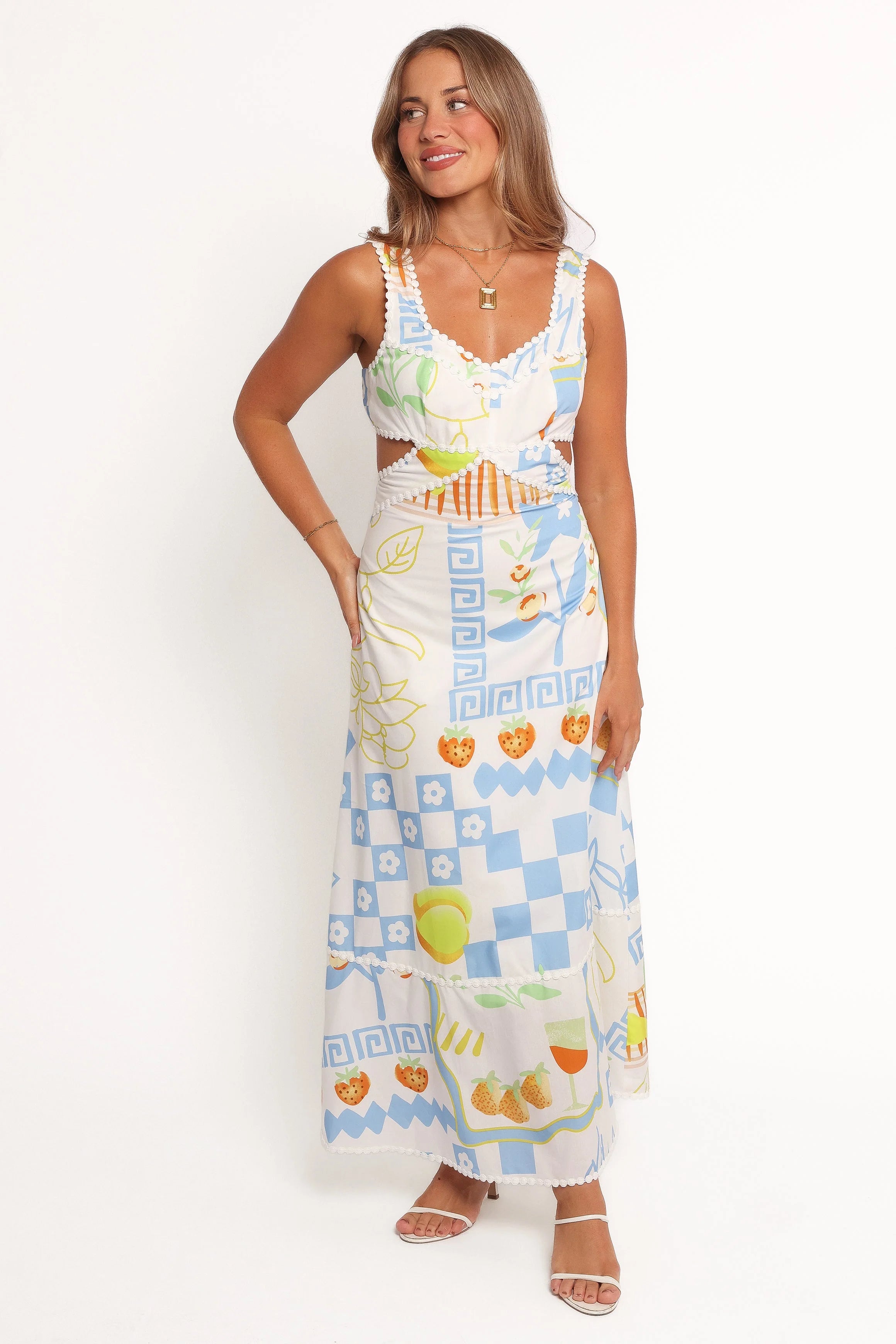 Janina Maxi Dress - Multi Print