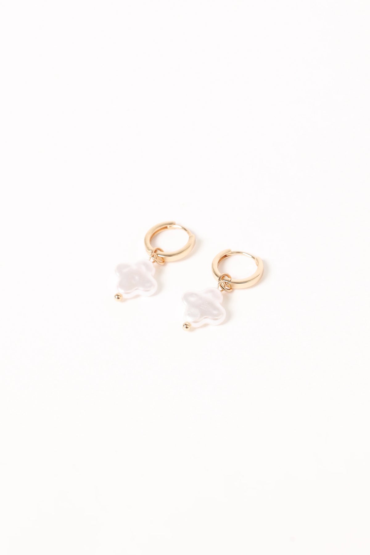Kieran Earrings - Gold/Pearl