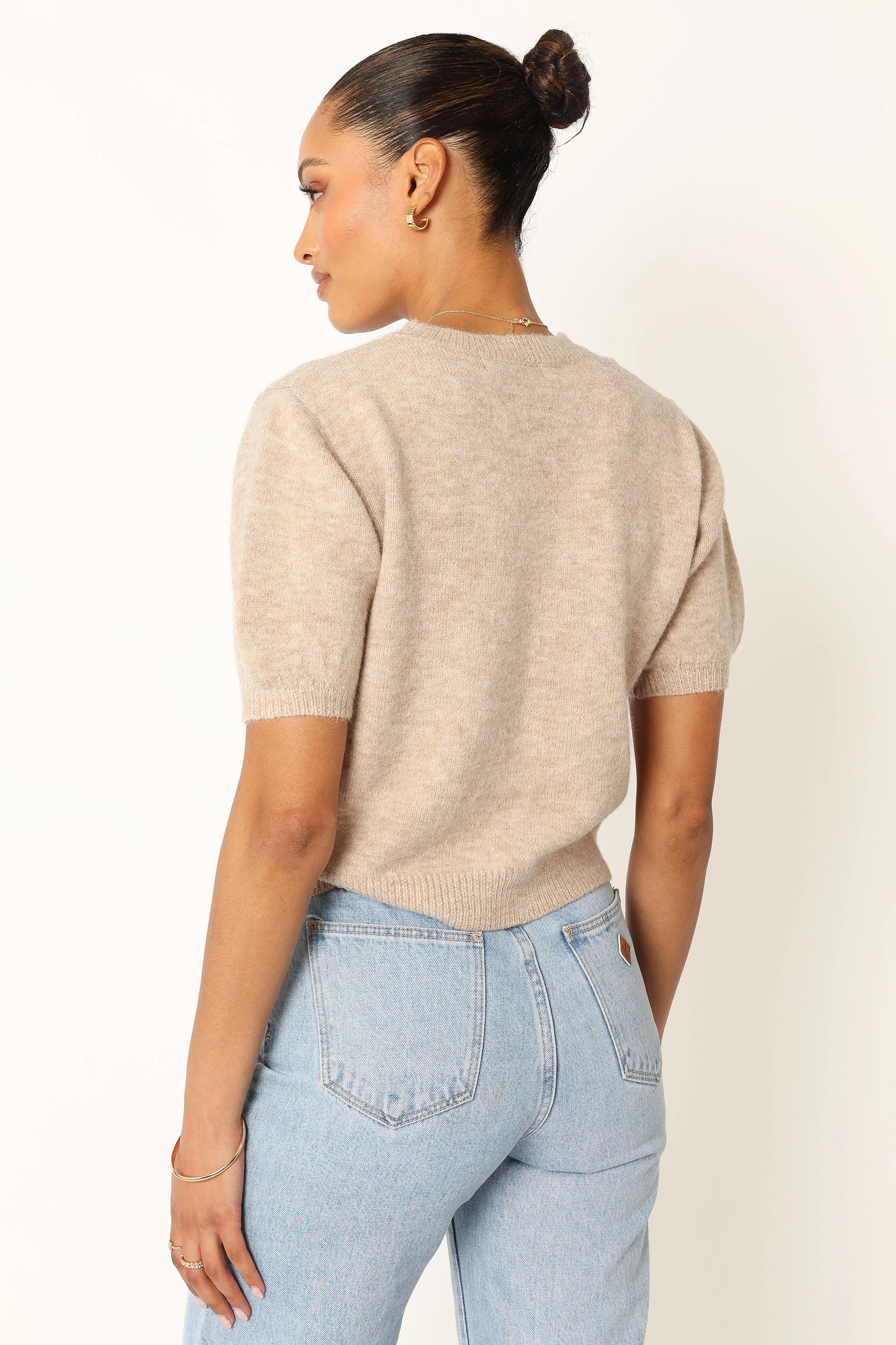 Noah Knit Sweater - Taupe