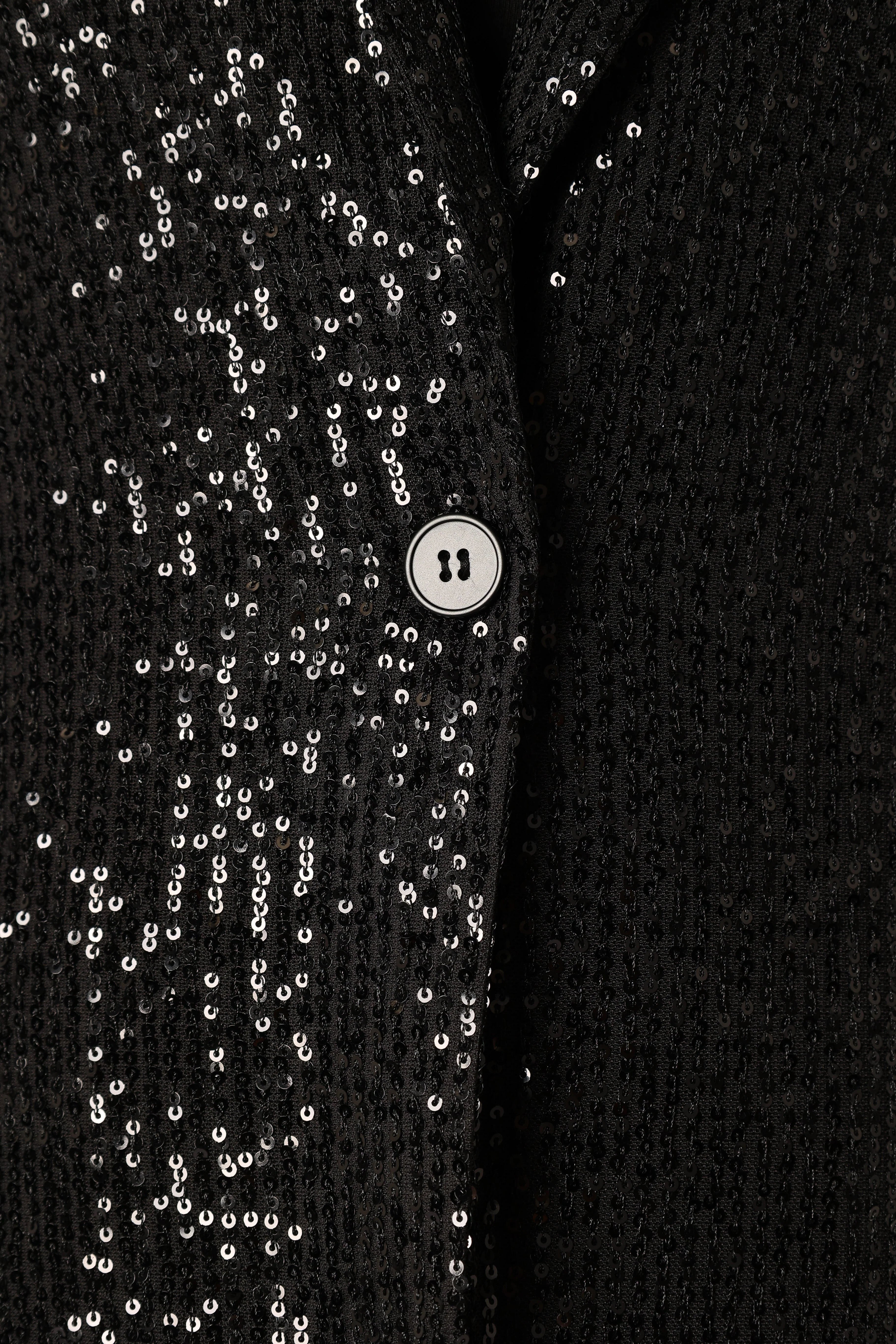 Sawyer Sequin Blazer - Black