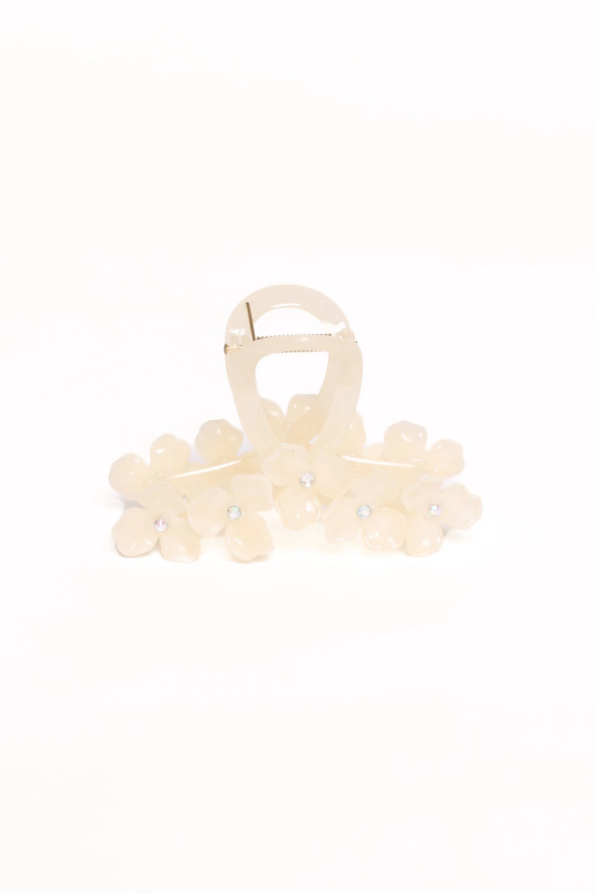 Shiloh Flower Hair Clip - Cream