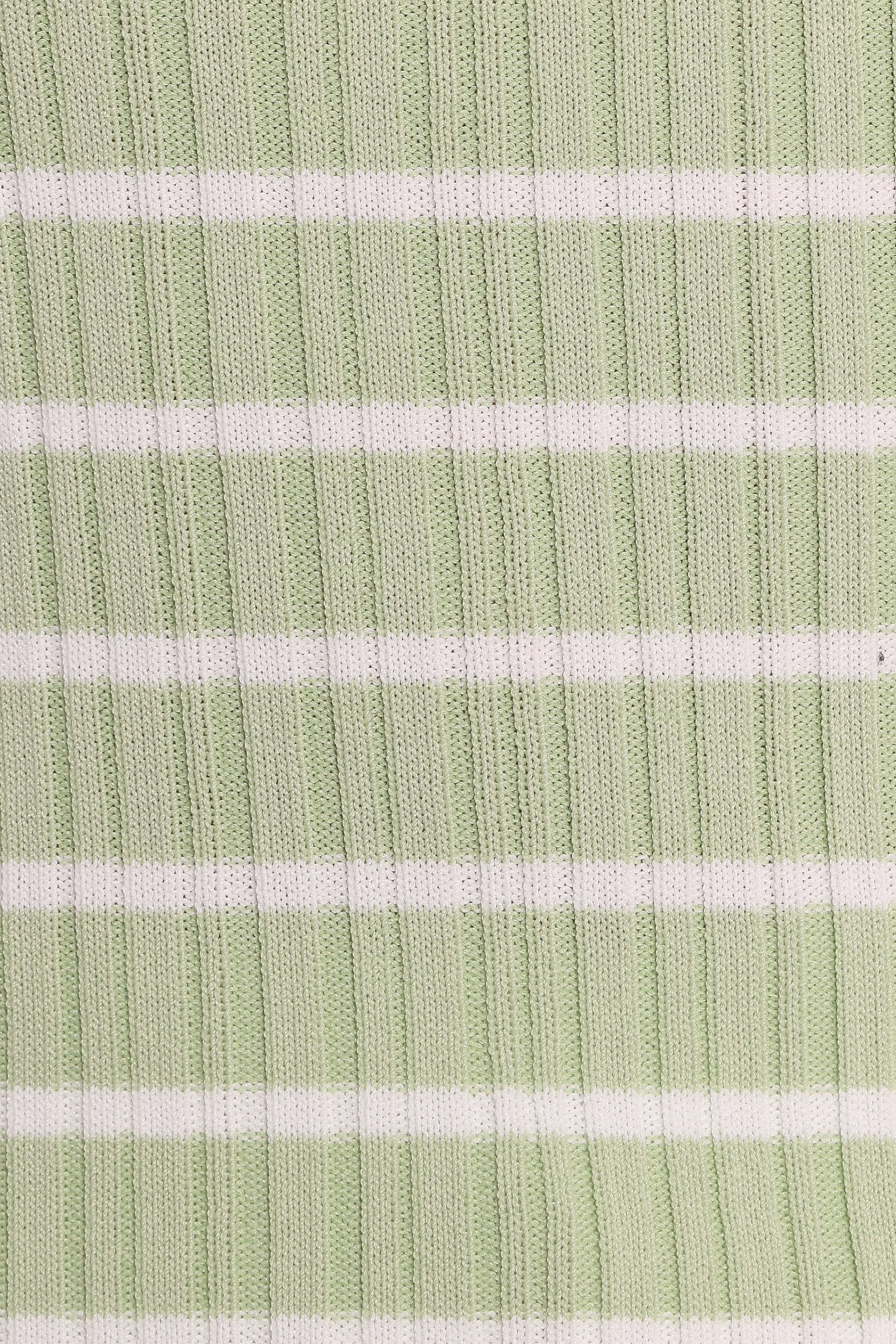 Milla Knit Top - Sage Stripe