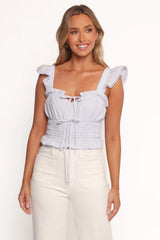 Giran Top - Cashmere Blue