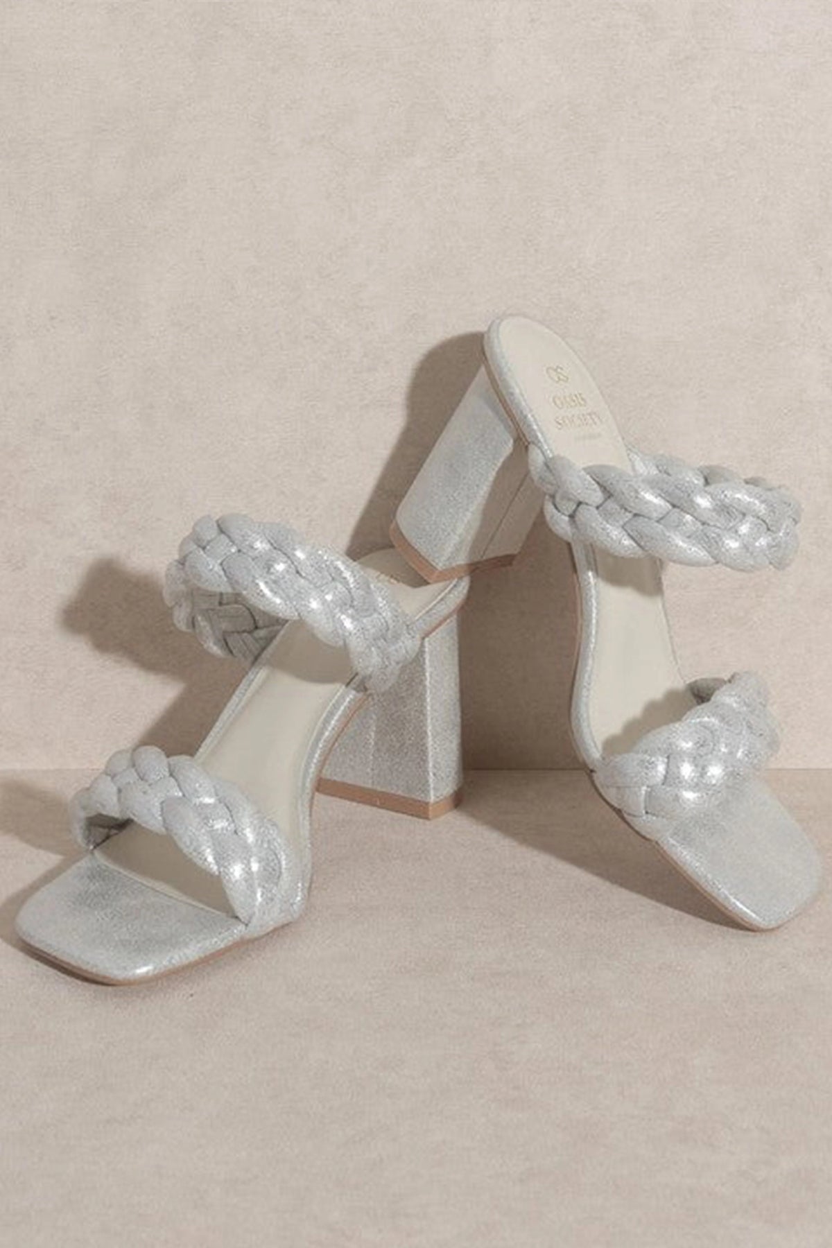 Savannah Metallic Heel - Silver