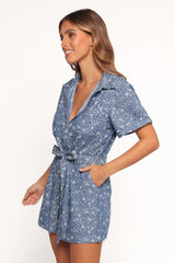 Adela Romper - Chambray