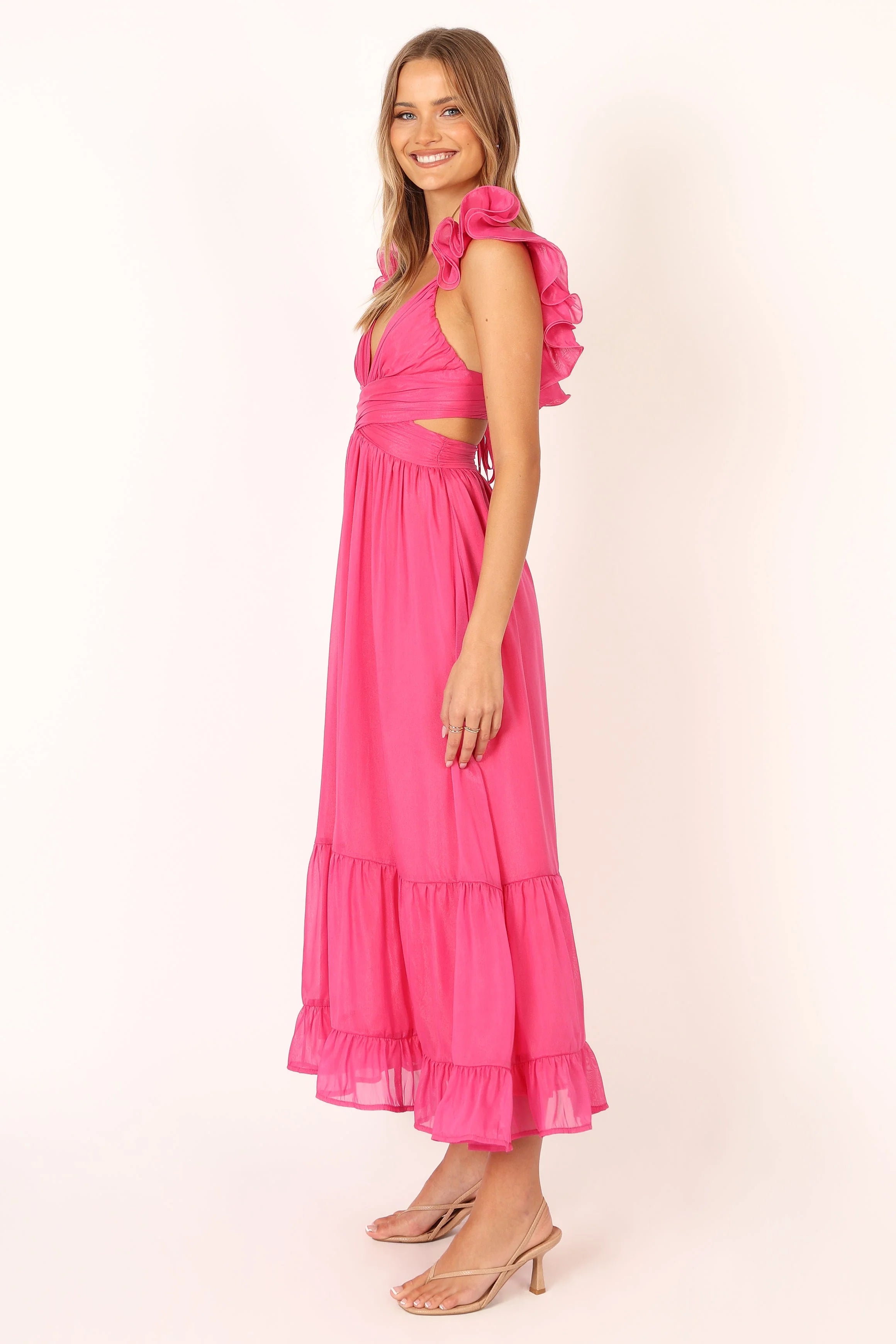 Bonito Midi Dress - Berry