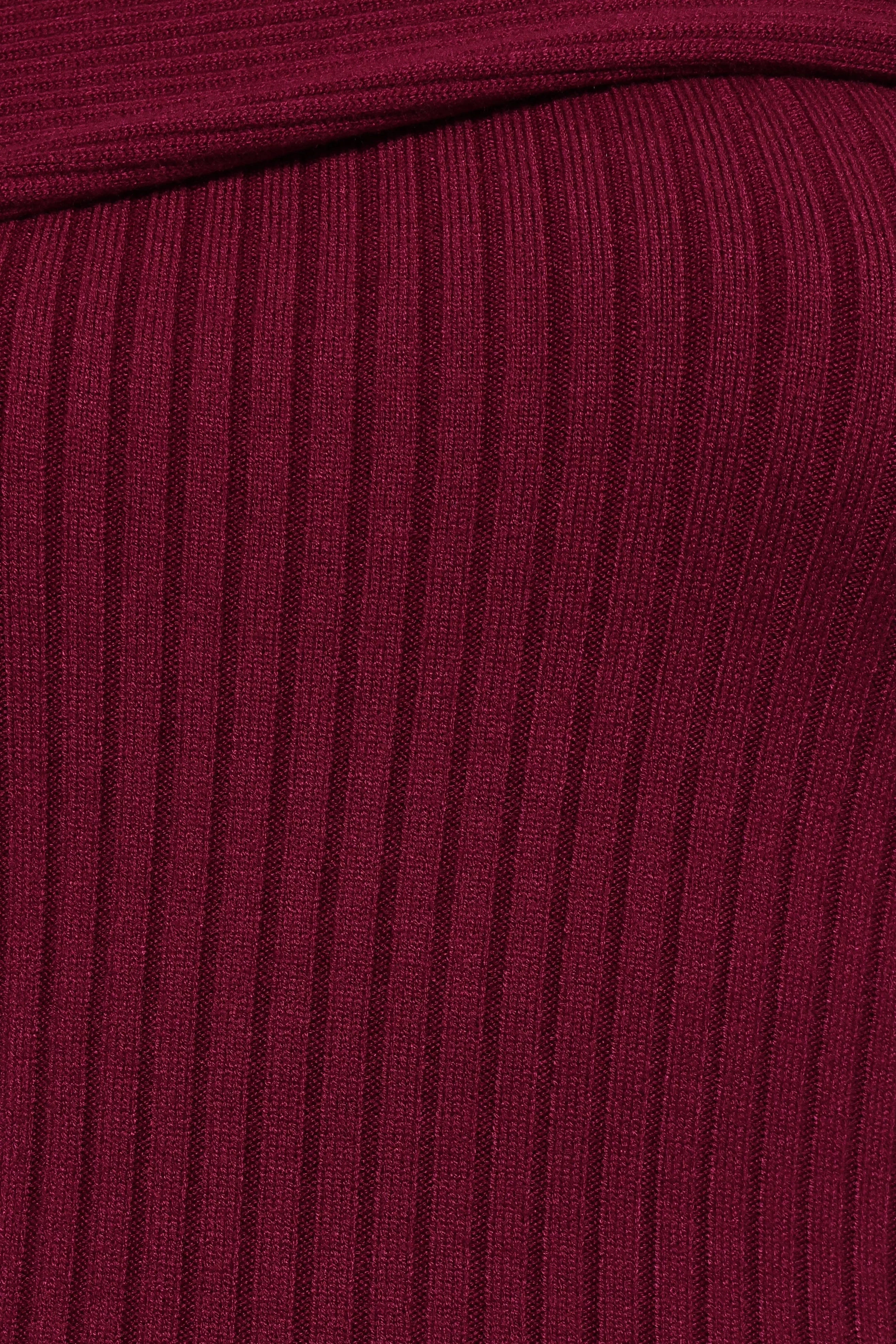 Cammie Long Sleeve Midi Dress - Fuchsia