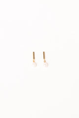 Calista Earrings - Gold/Pearl
