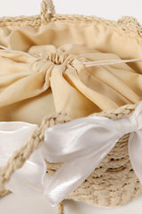 Ashy Bow Bag - Neutral