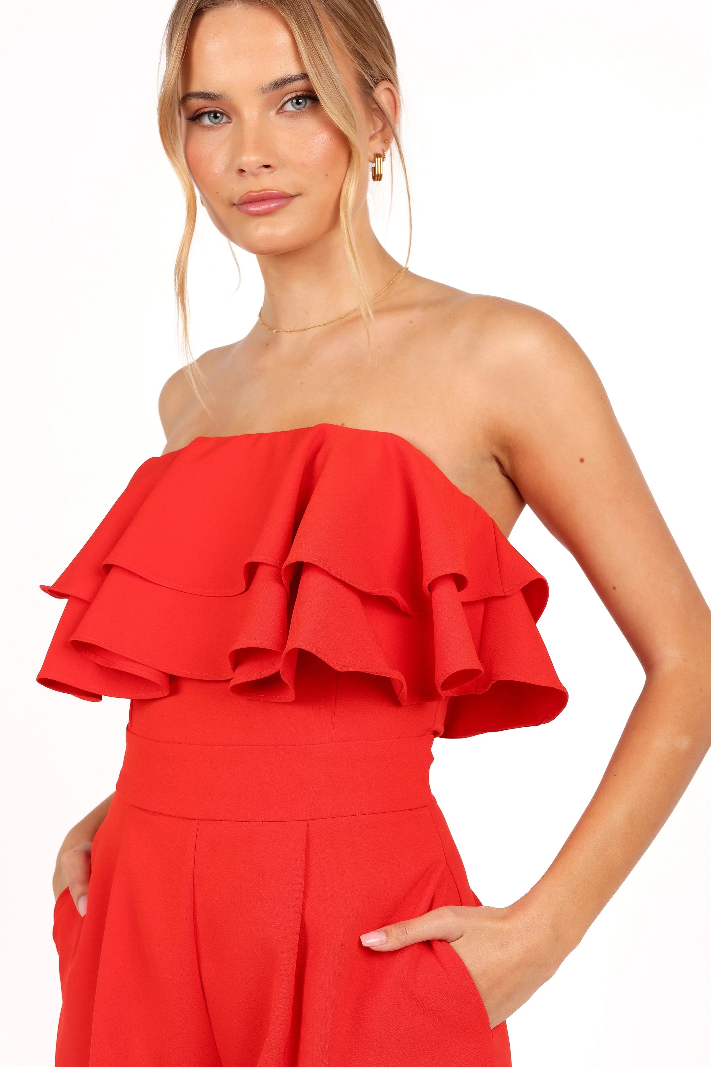 Elliott Romper - Red