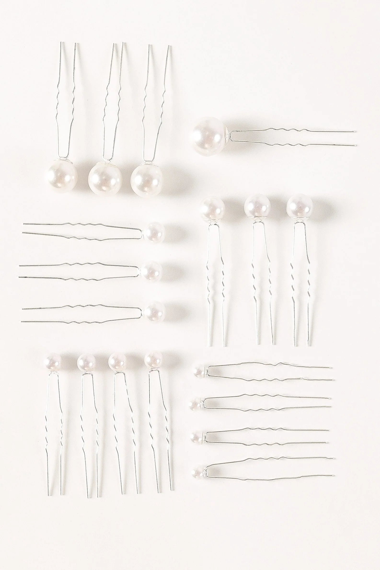 Laina Hair Pins - Pearl