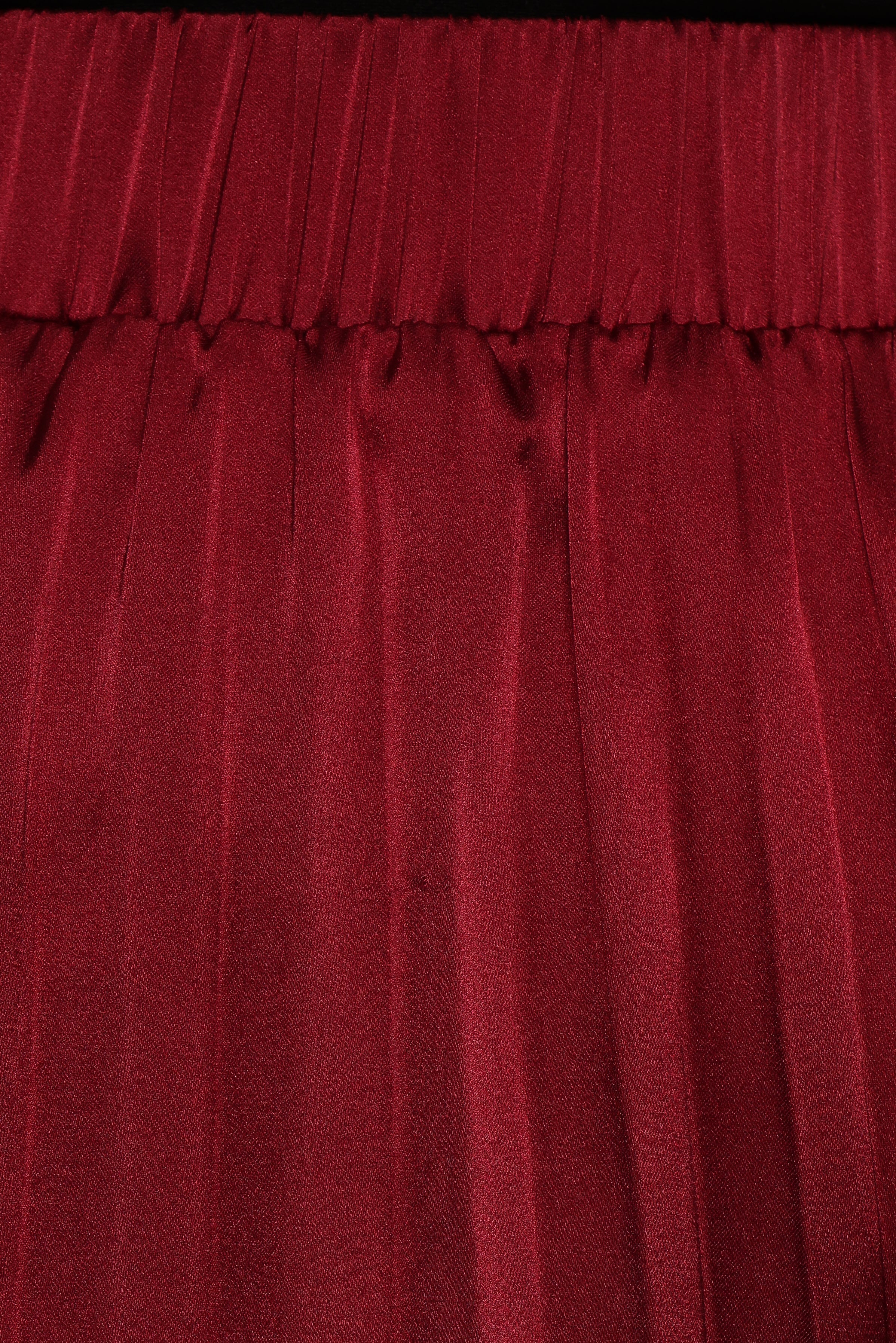 Lysandra Maxi Skirt - Burgundy