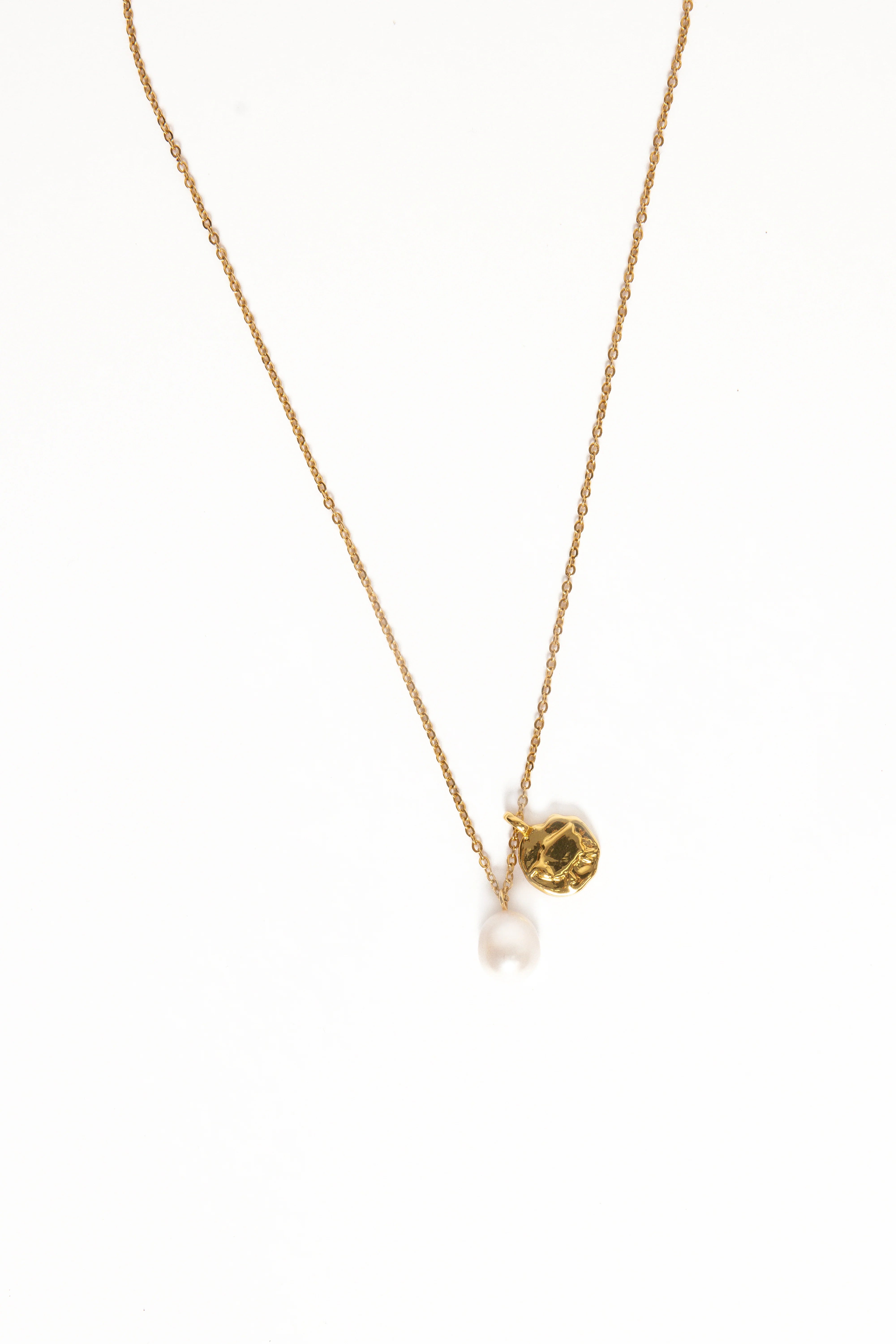 Lavinia Necklace - Gold/Pearl