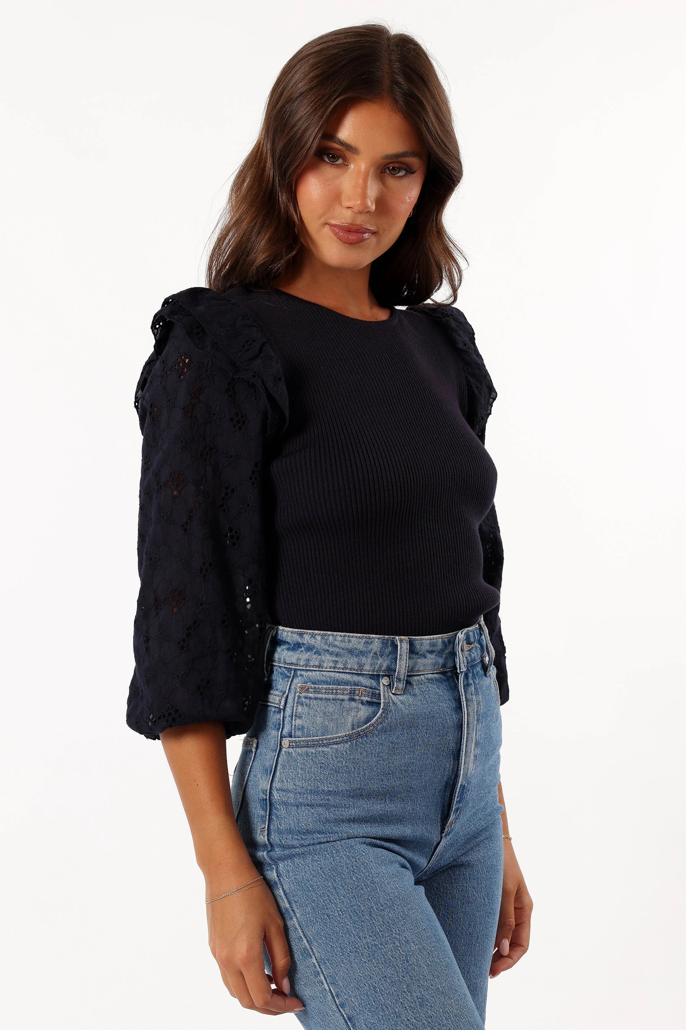 Halle Top - Navy