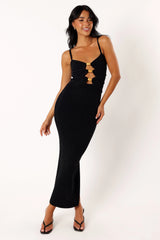 Normani Midi Dress - Black