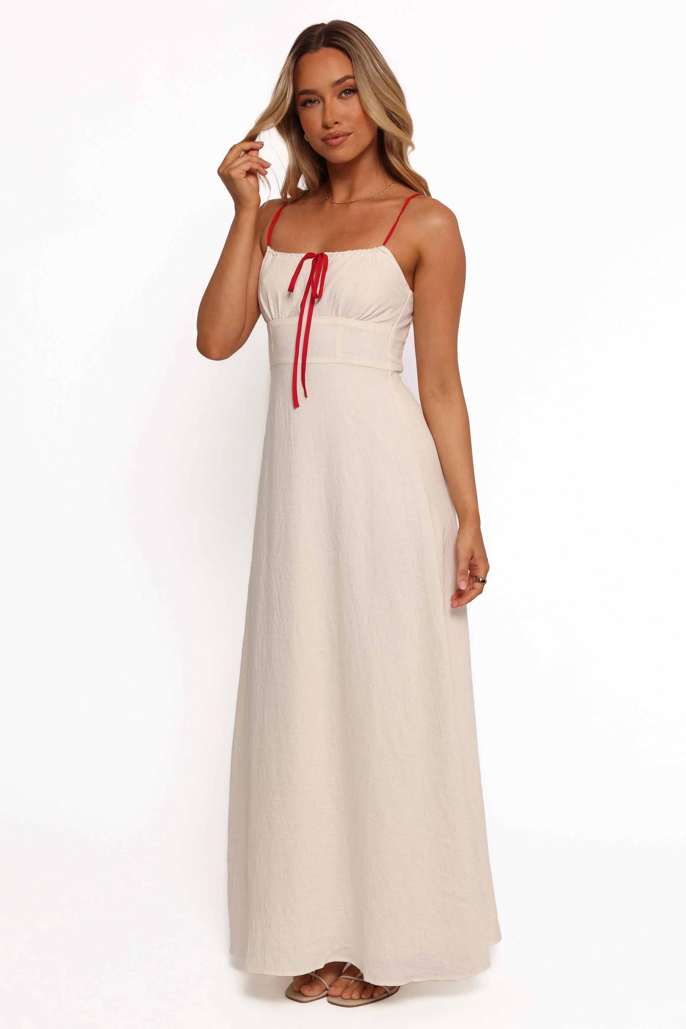 Gracie Midi Dress - Oatmeal